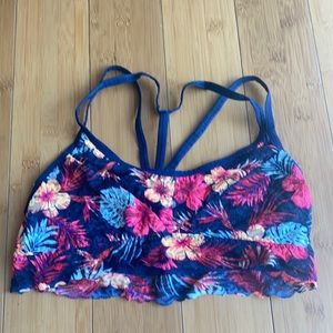 Pink Tropical Bralette